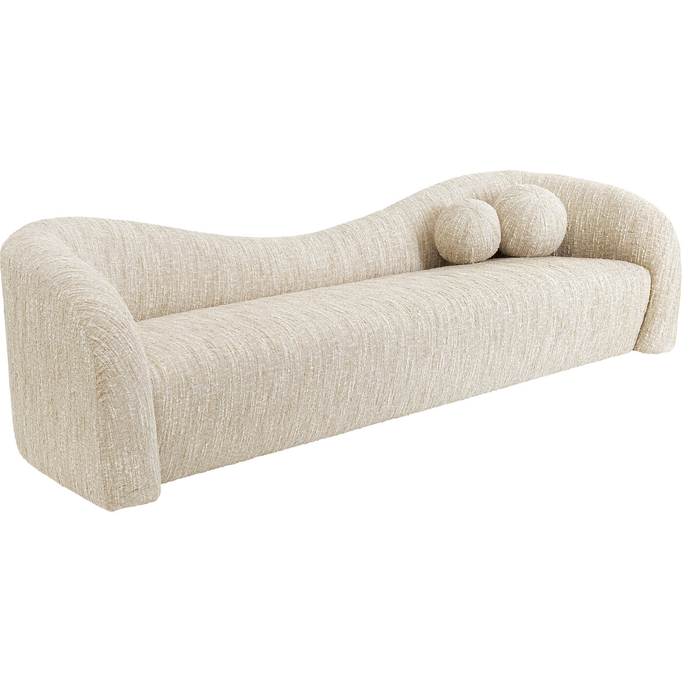 Диван 3-х местный Livia Melange Cream 261cm KARE 88034