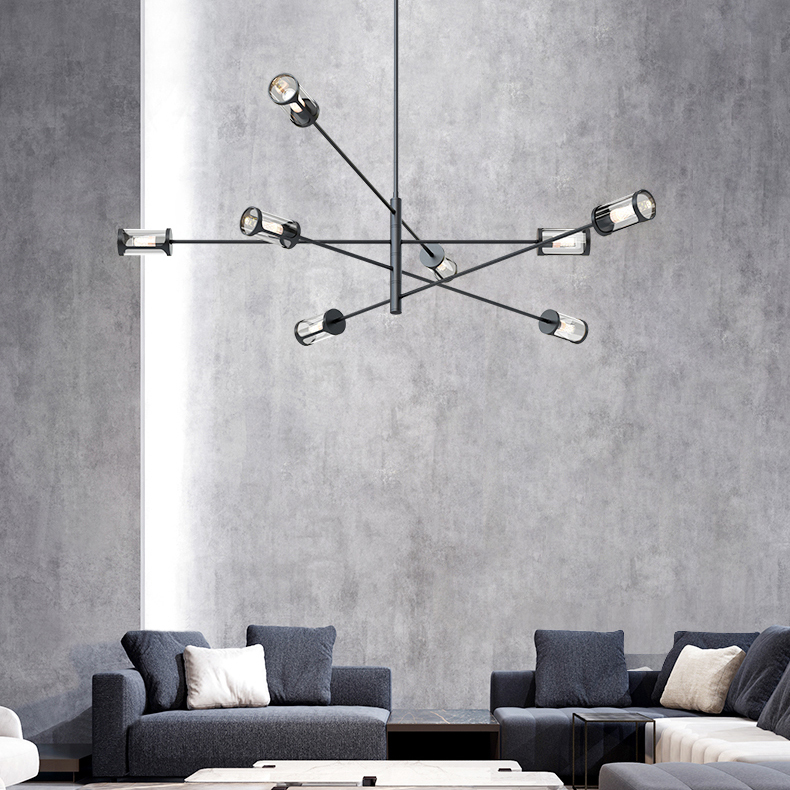Дизайнерская люстра SKELBY H32 White/Transparent by ImperiumLoft