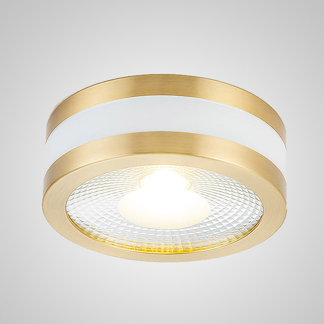 Точечный светильник MEUD D12 White Brass 5W by ImperiumLoft