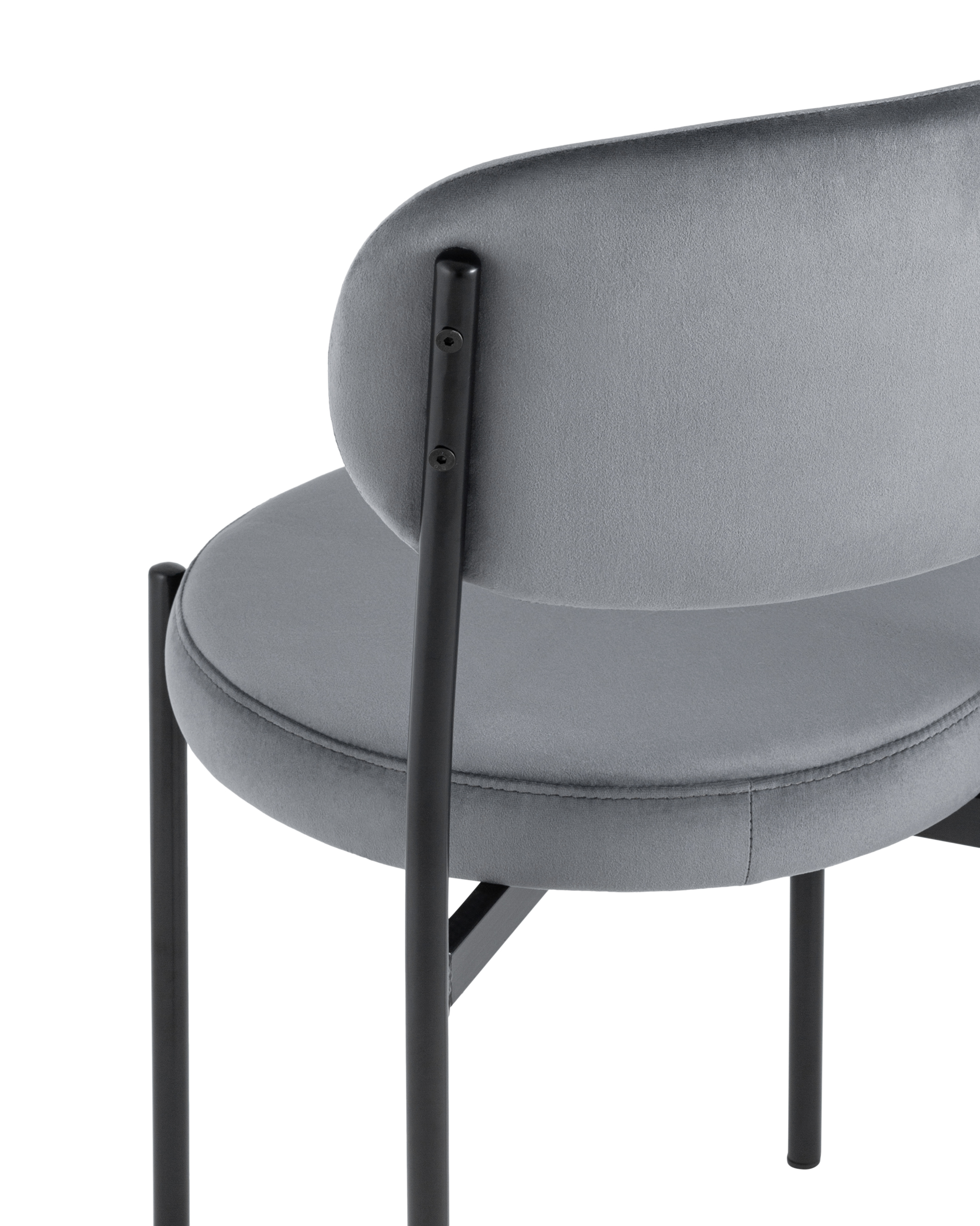 Стул Бриф NEW велюр серый Stool Group