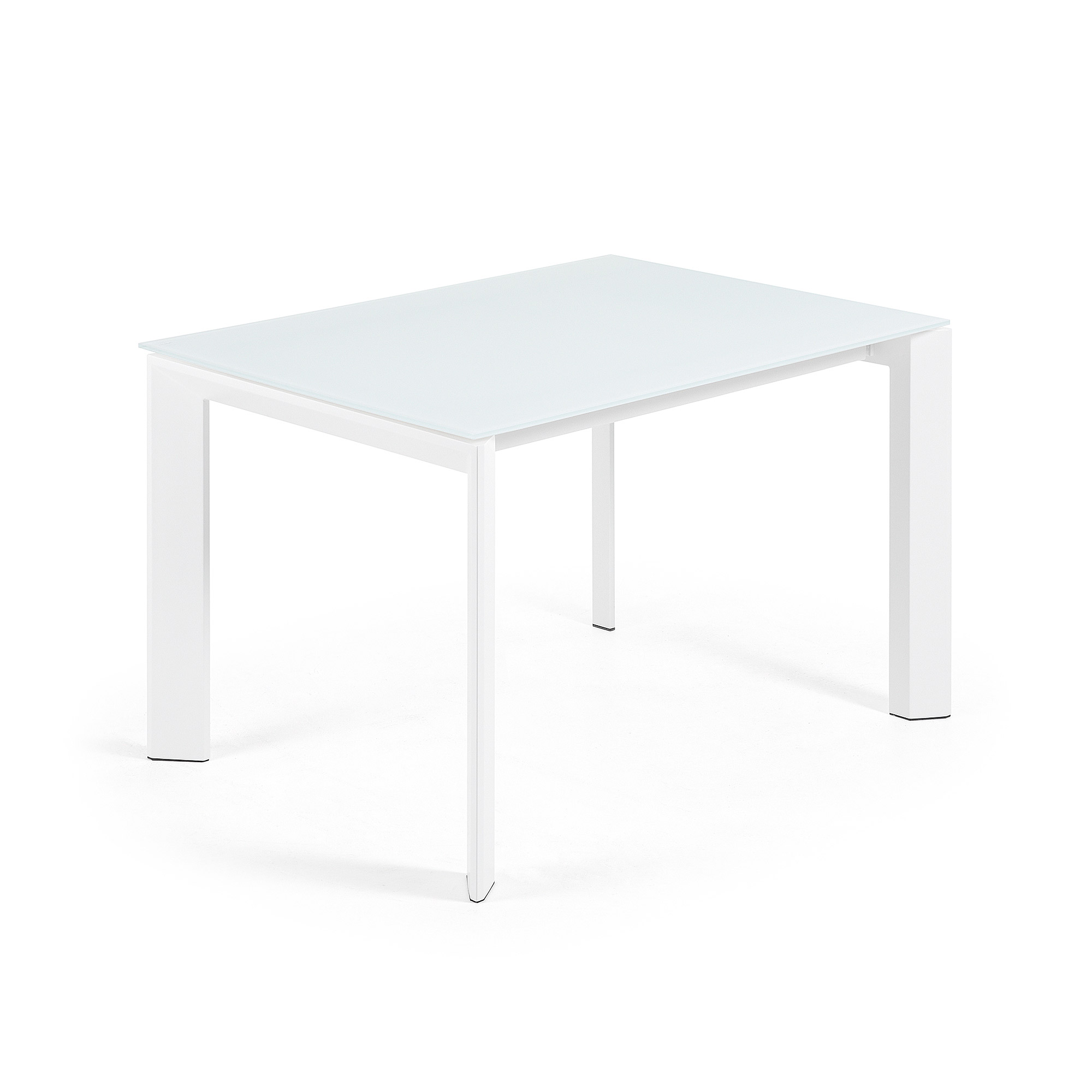 Стол обеденный Atta 120(180)x80 белое стекло La Forma (ex Julia Grup)