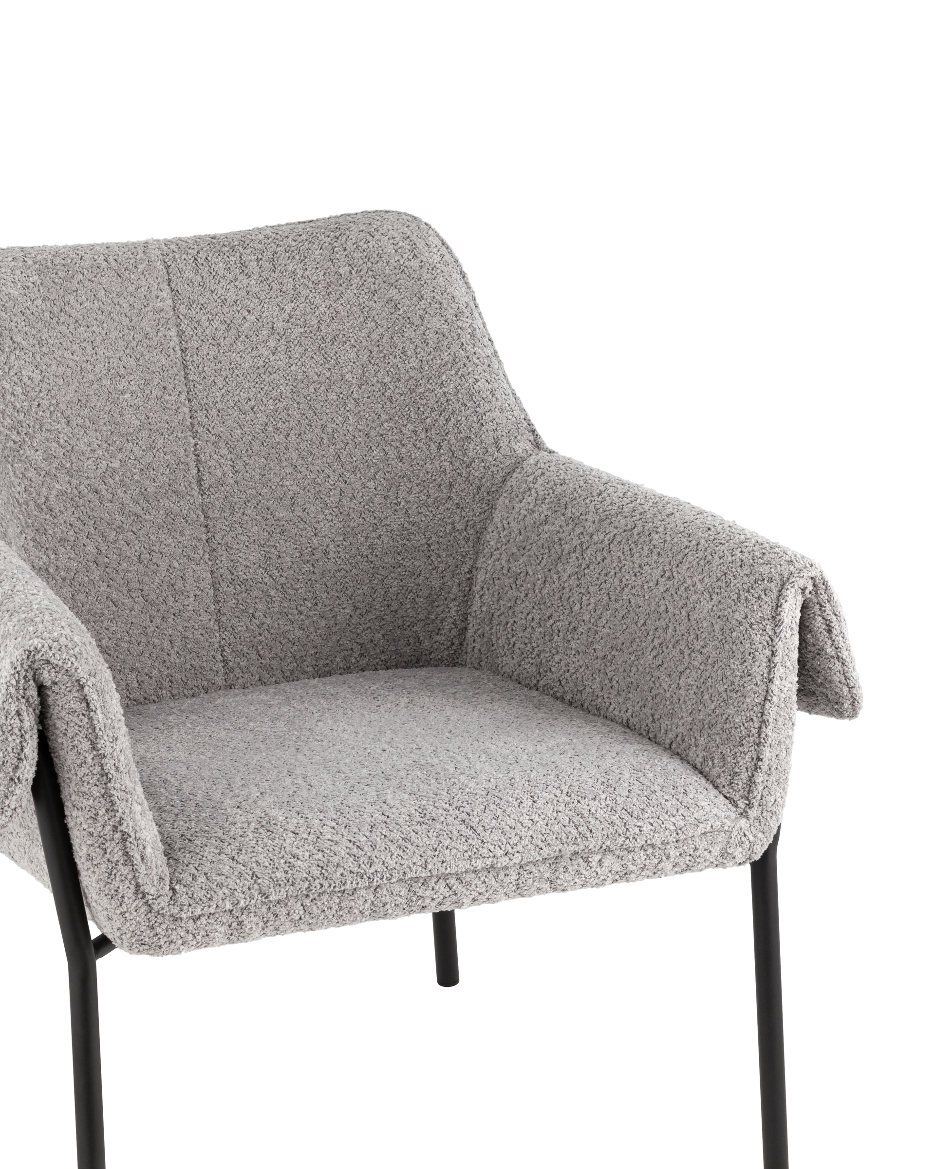 Кресло лаунж Бесс альпака серый Stool Group