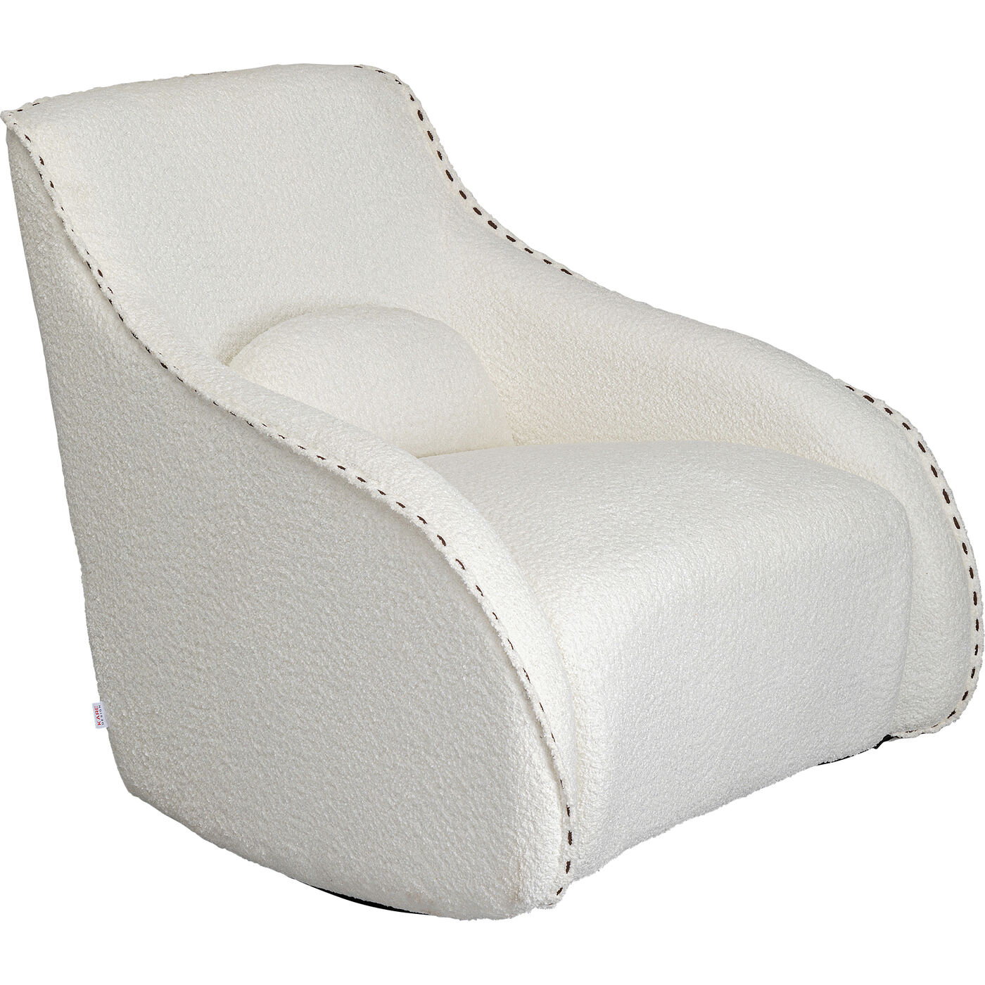 Кресло-качалка Swing Ritmo Boucle Cream KARE 70200