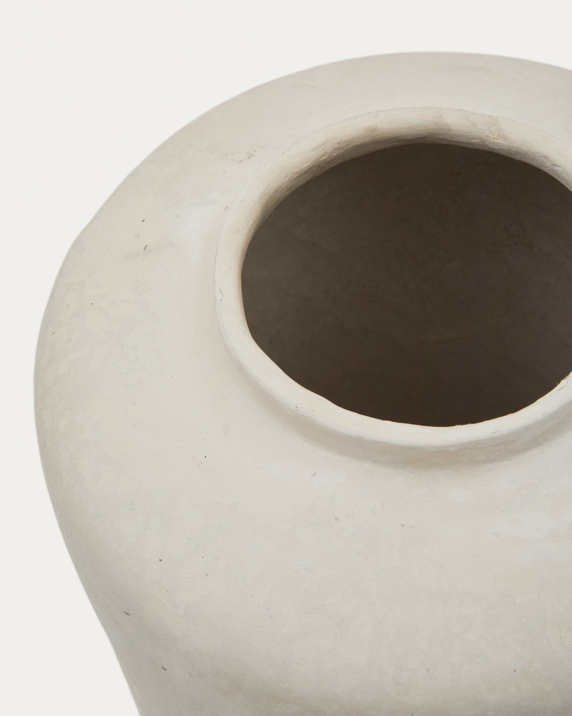 Ваза Serina из папье-маше белого цвета 34 см La Forma (ex Julia Grup)