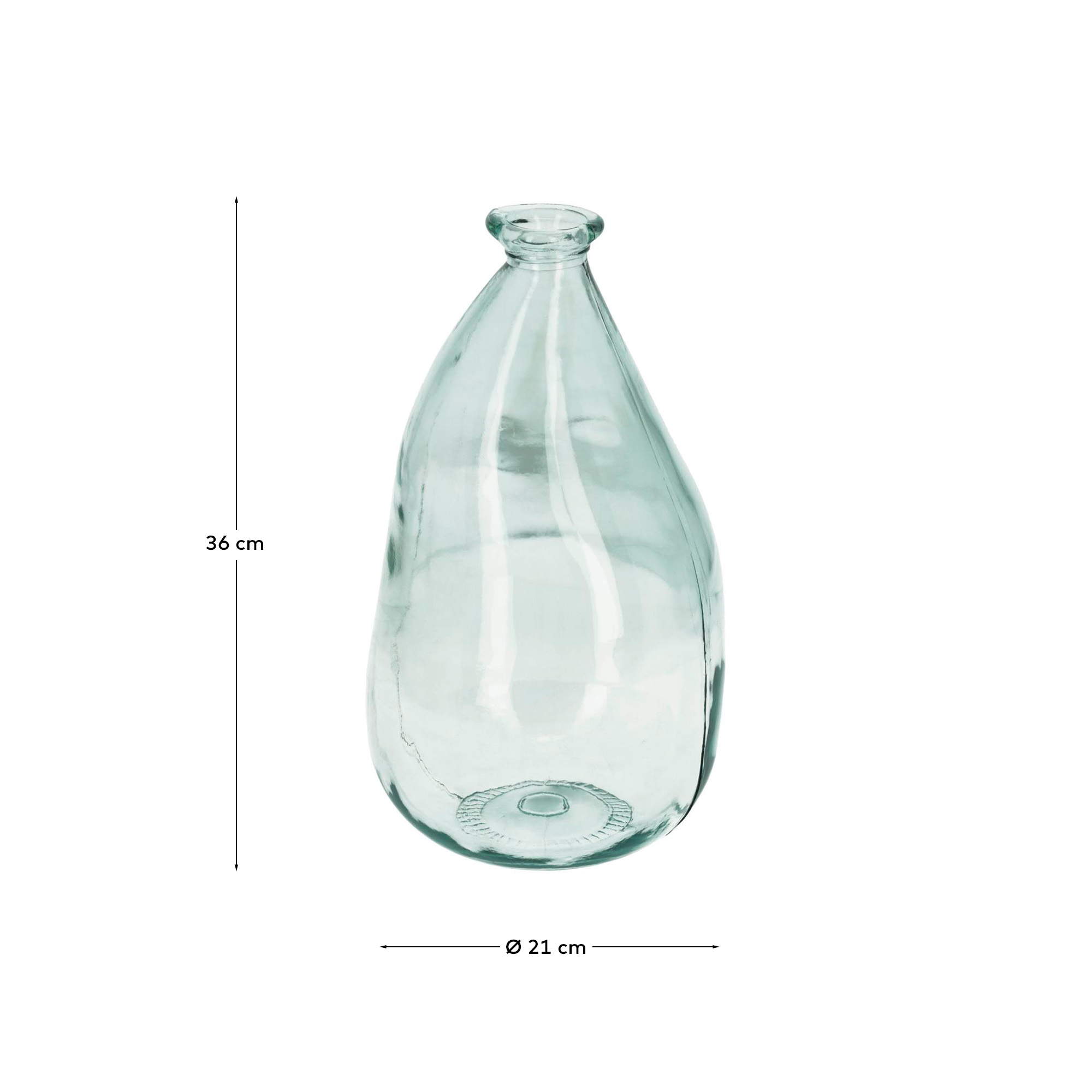 Ваза Anner 36 cm прозрачное стекло La Forma (ex Julia Grup)