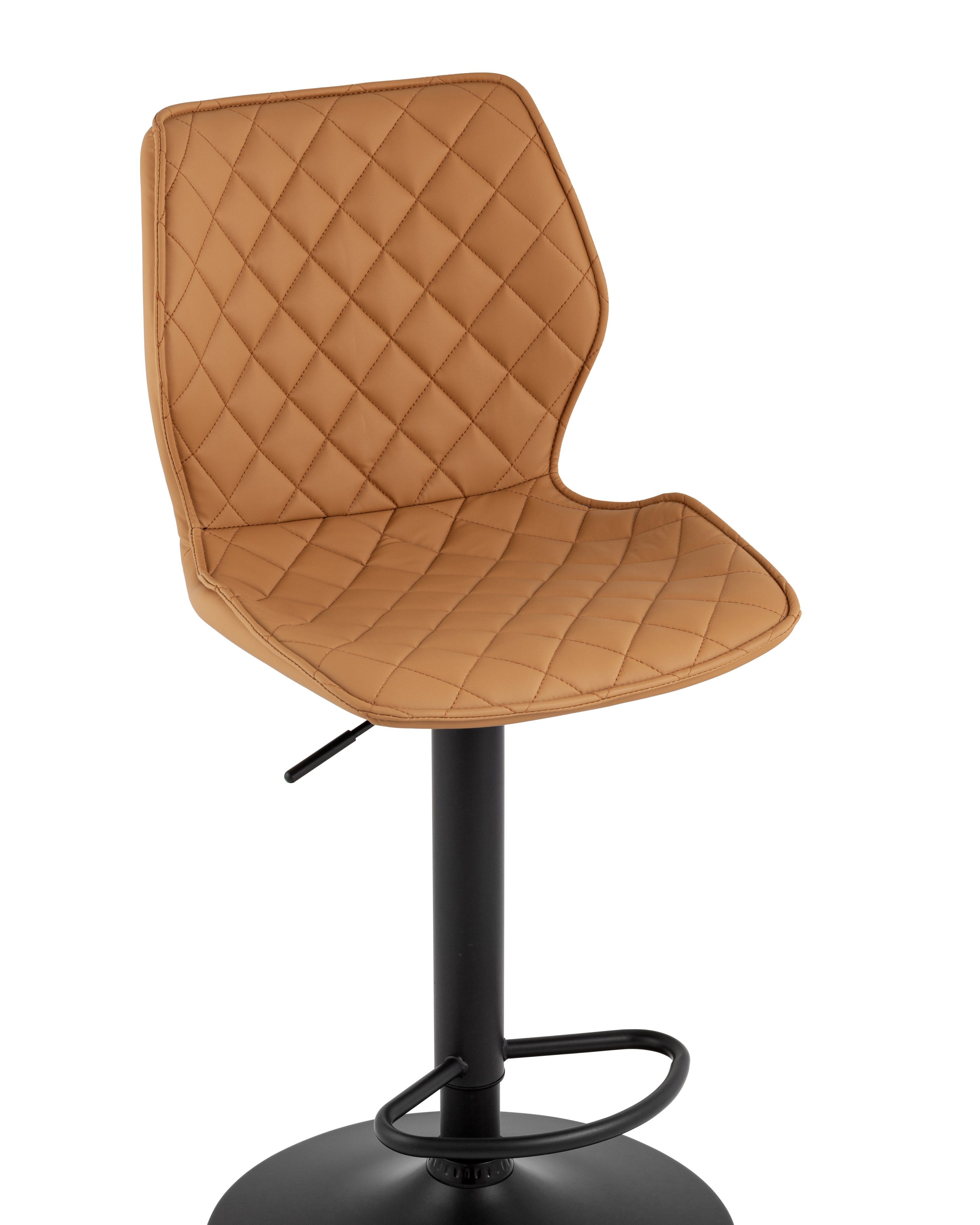Стул барный Dome экокожа коричневый Stool Group