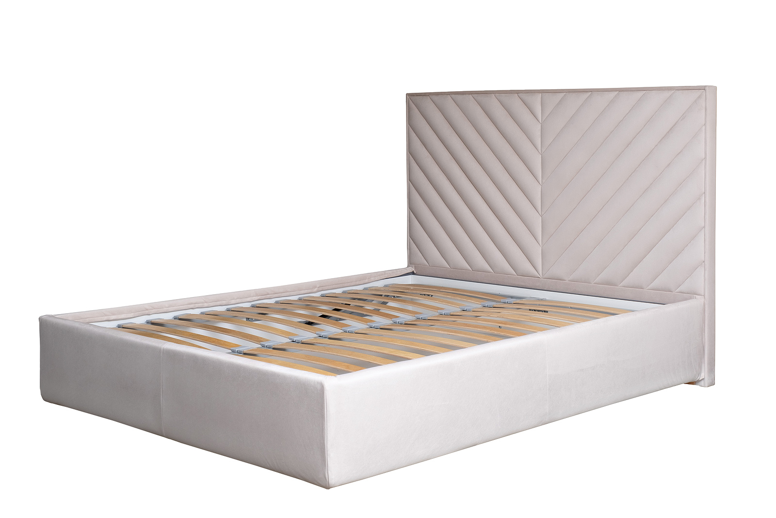Кровать Milano Basic с подъемным механизмом бежевая Garda Decor MILANO BASIC-160M-Colt002