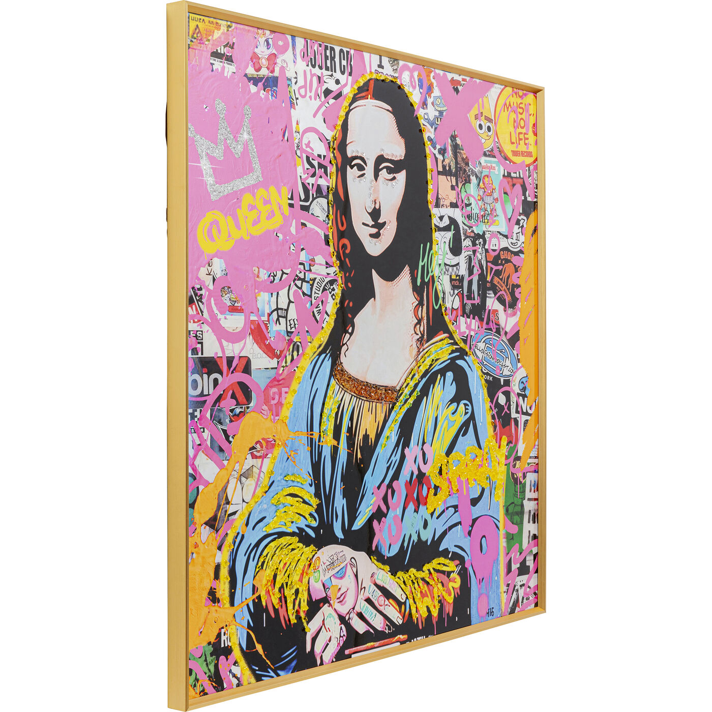 Картина La Viva Woman 100x100cm KARE 56679