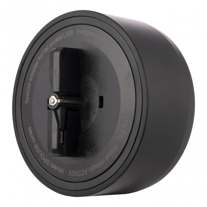 Трековая система розеток Arte Milano 399731TS/USB-Type-C Black