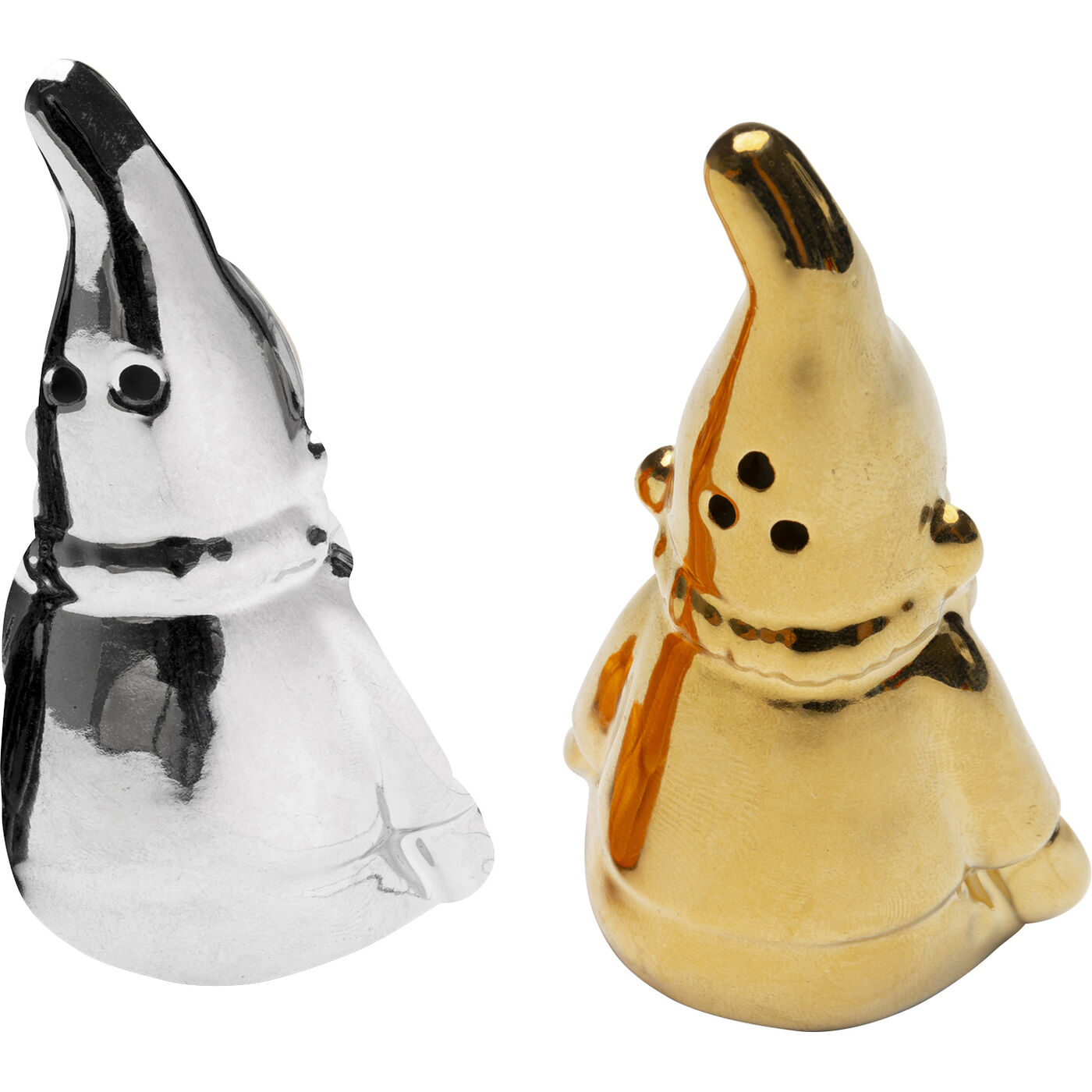 Набор для соли и перцаr Gnome Silver And Gold (2/Set) KARE 56621