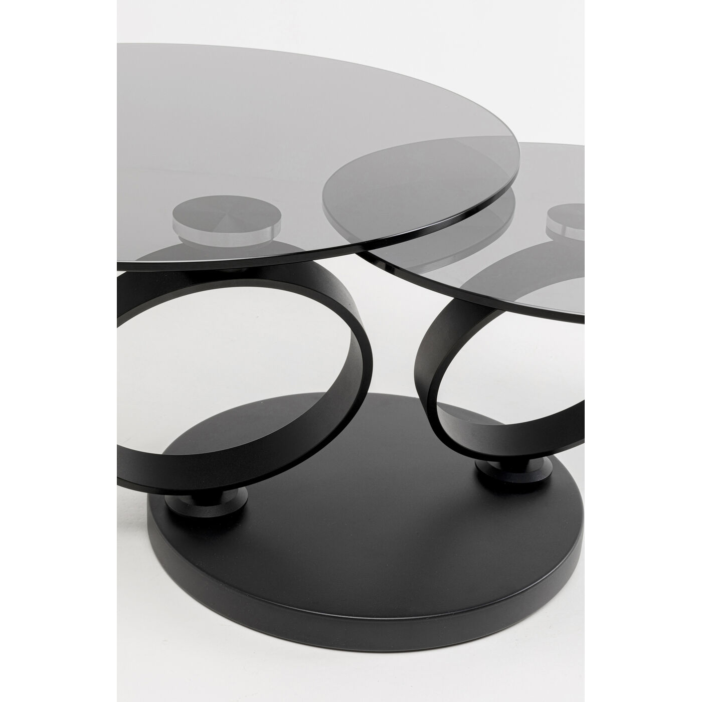 Стол кофейный Beverly Smoke Black 132x80cm KARE 70711