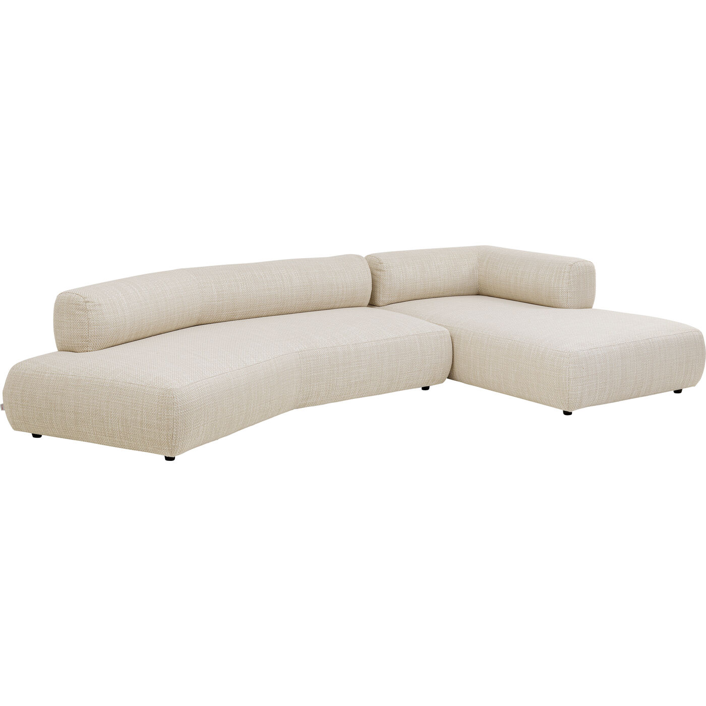 Диван правосторонний угловой Bow Right Cream KARE 88022