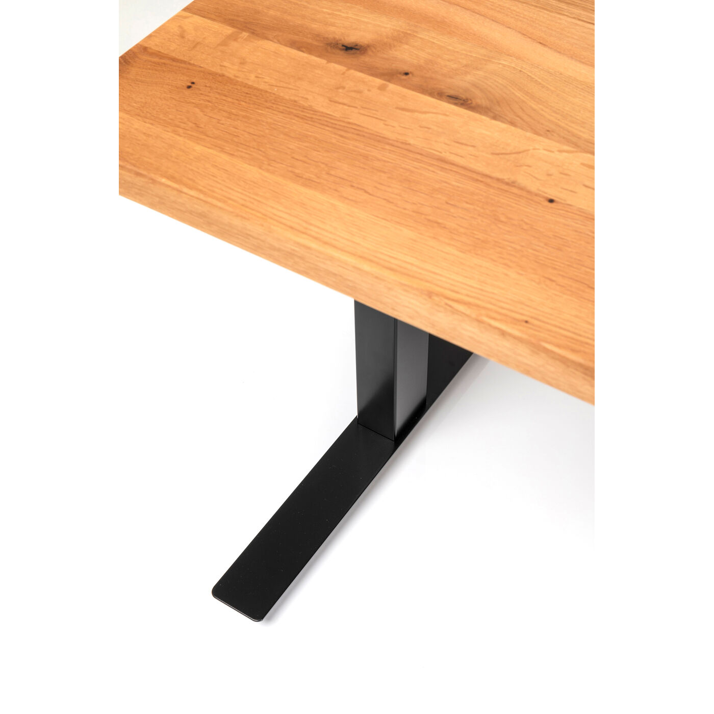 Стол письменный Office Jackie Oak Black 200x100 см KARE 85618