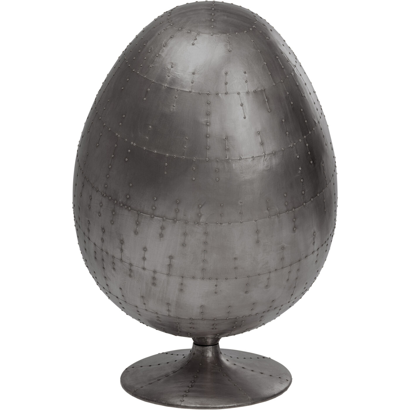 Кресло вращающееся Eye Ball Gun Metal KARE 87969