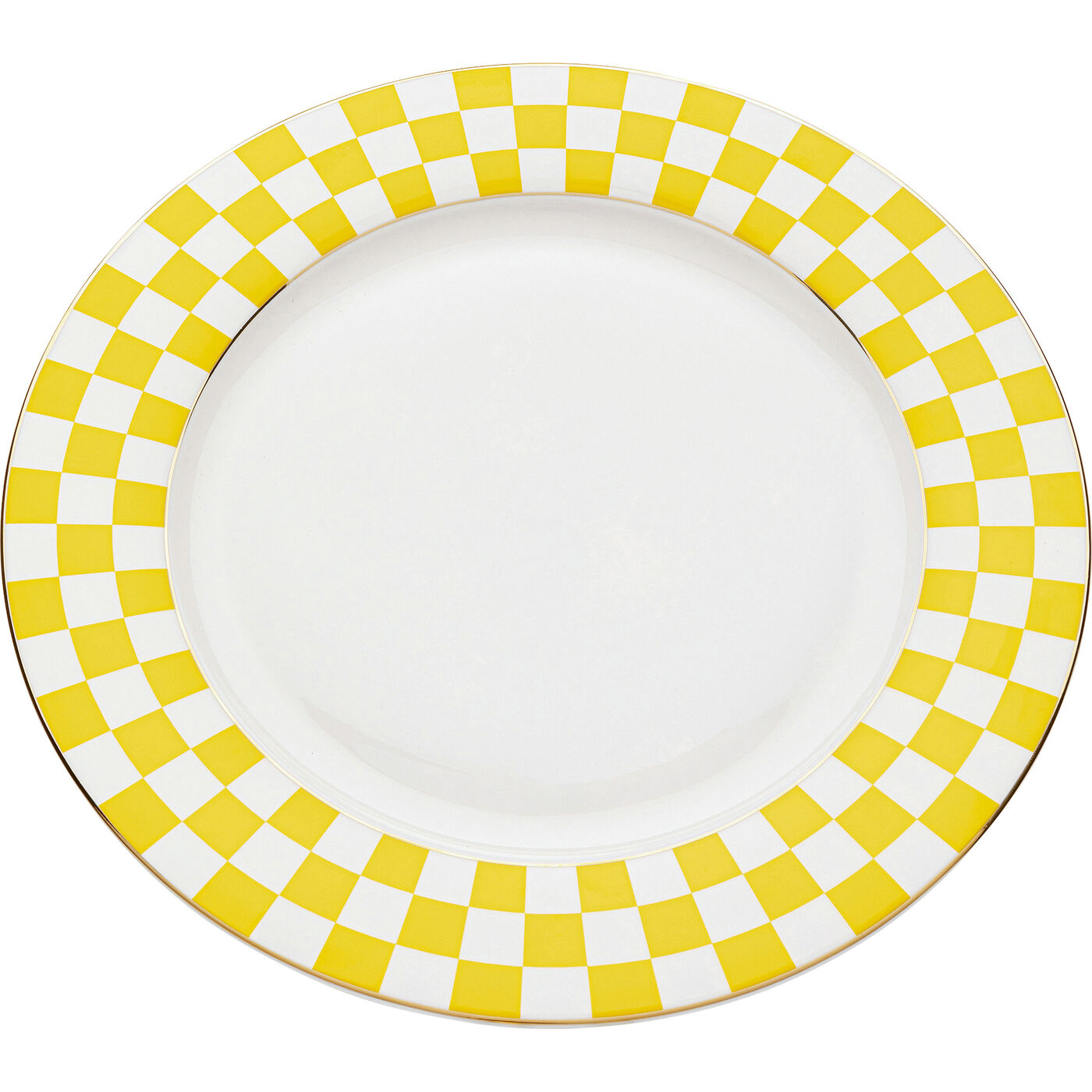Тарелка Harlequin Yellow Ø27cm KARE 56988