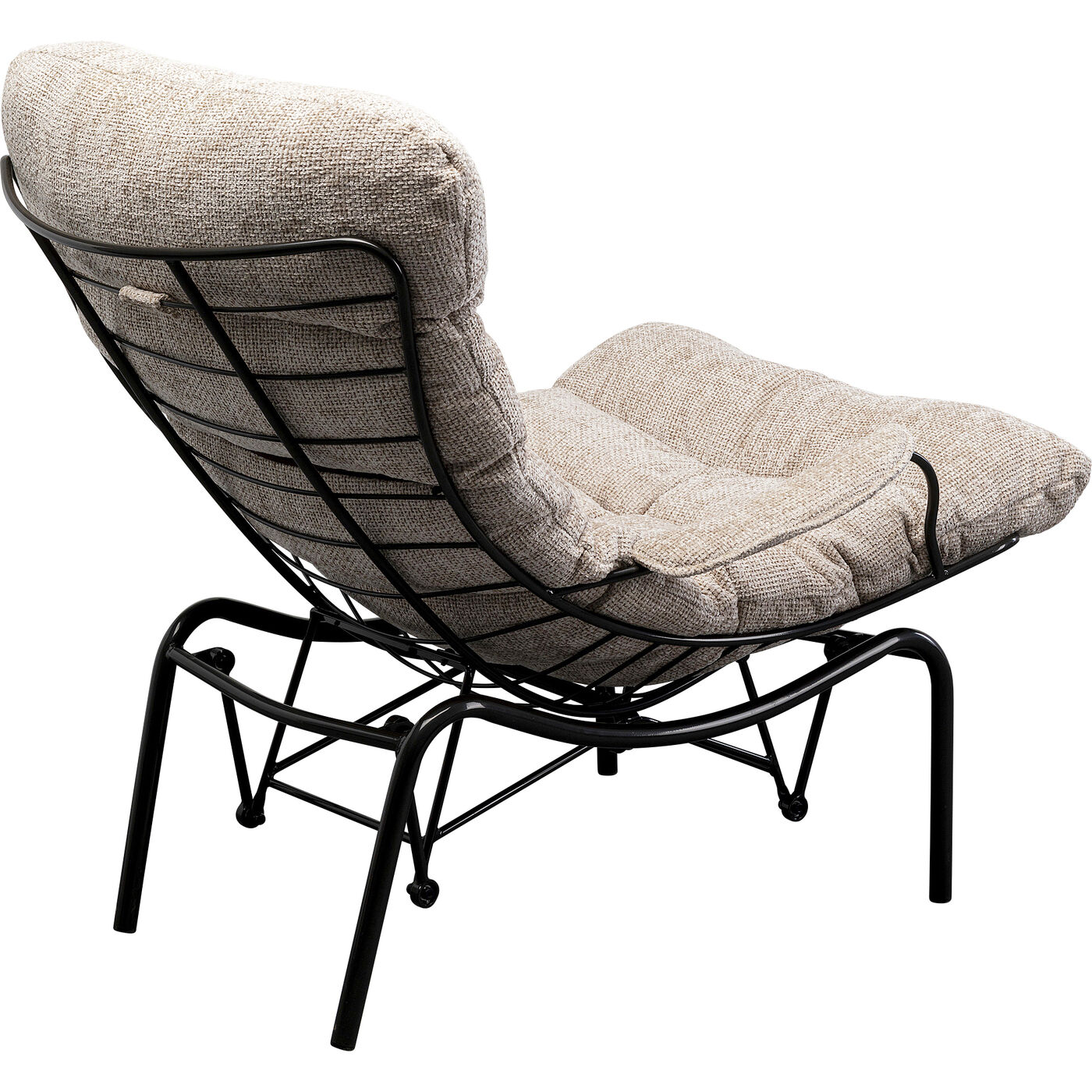 Кресло + Пуф Vienna Swing Beige KARE 87841