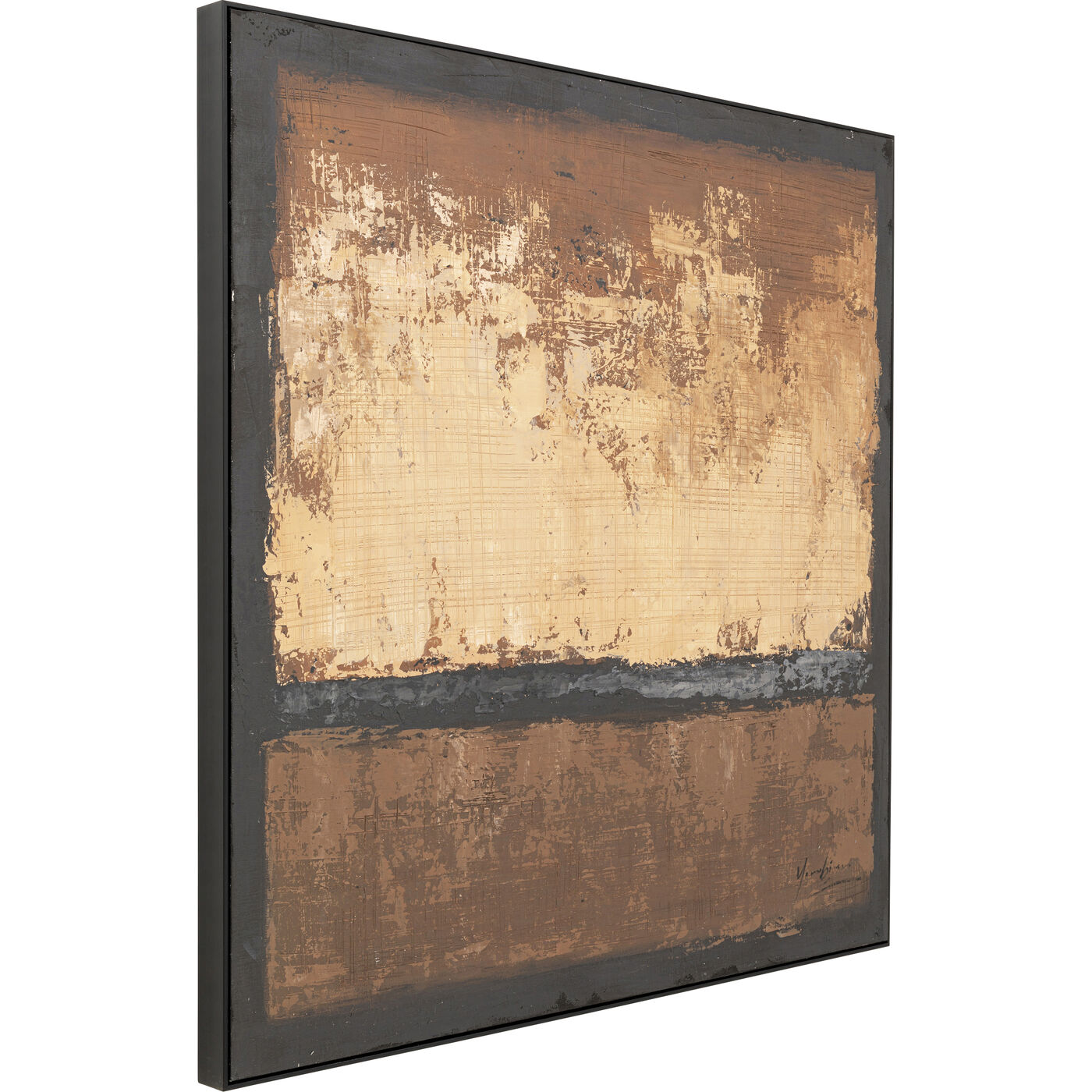 Картина Silence Brown 120x120cm KARE 56786