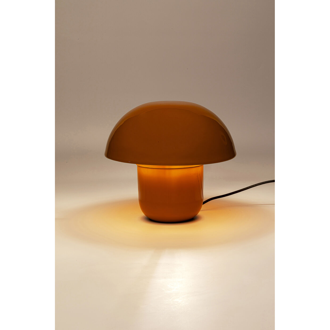 Светильник настольный Mushroom Yellow 27 см KARE 56438