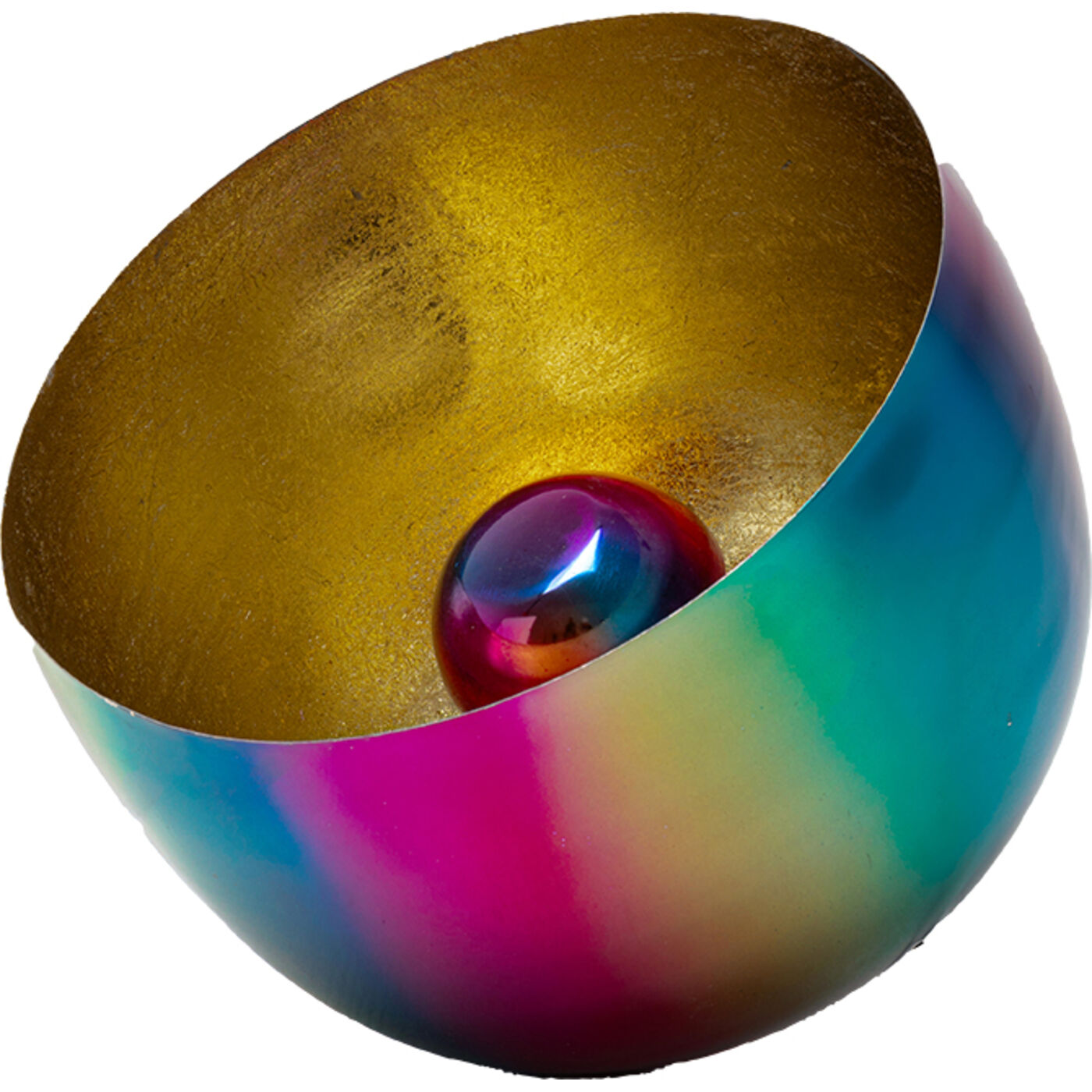 Светильник напольный Rainbow Gold Ø35cm KARE 57904