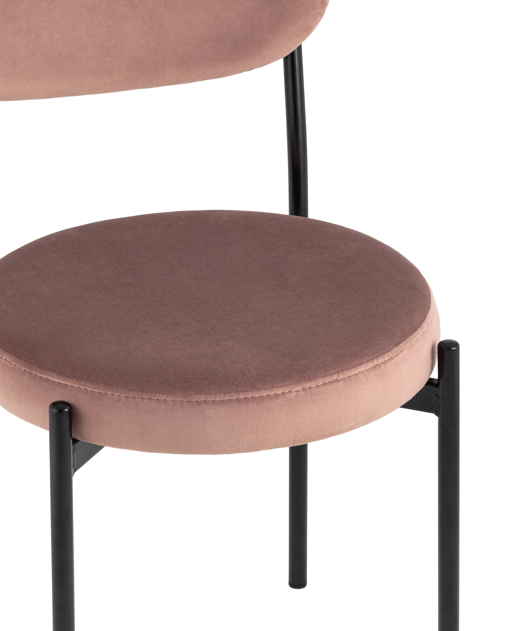 Стул Бриф NEW велюр пыльно-розовый Stool Group