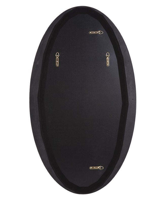 Зеркало в черной овальной раме Дита Louvre Home LH184BS