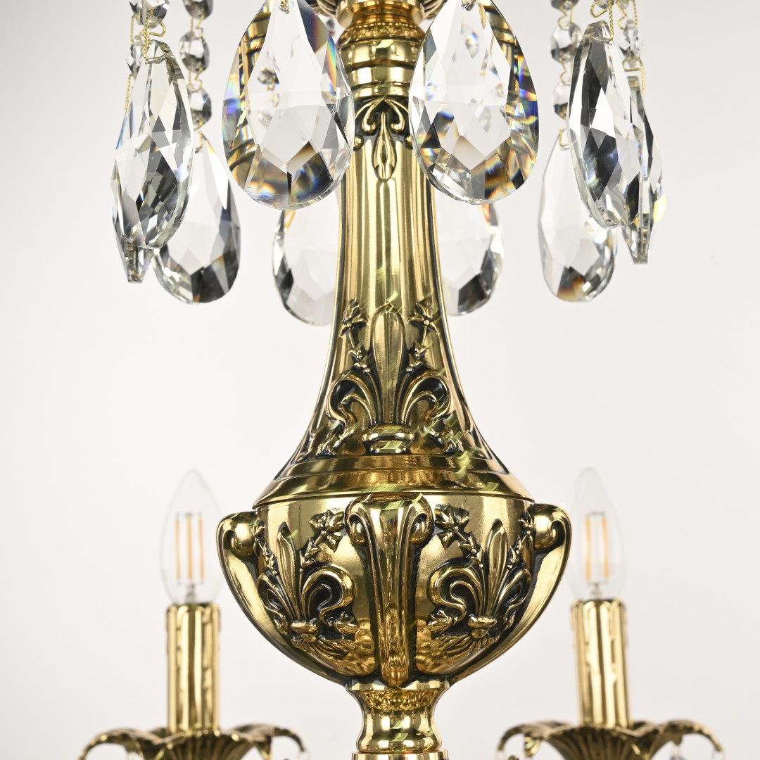 Люстра с хрустальными подвесками AL79101/10/250 B GB Bohemia Ivele Crystal