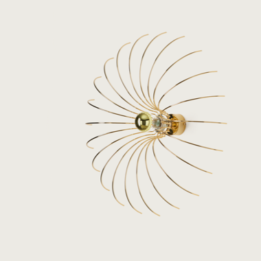 Бра Spider 52 cm золотое Aromas del Campo
