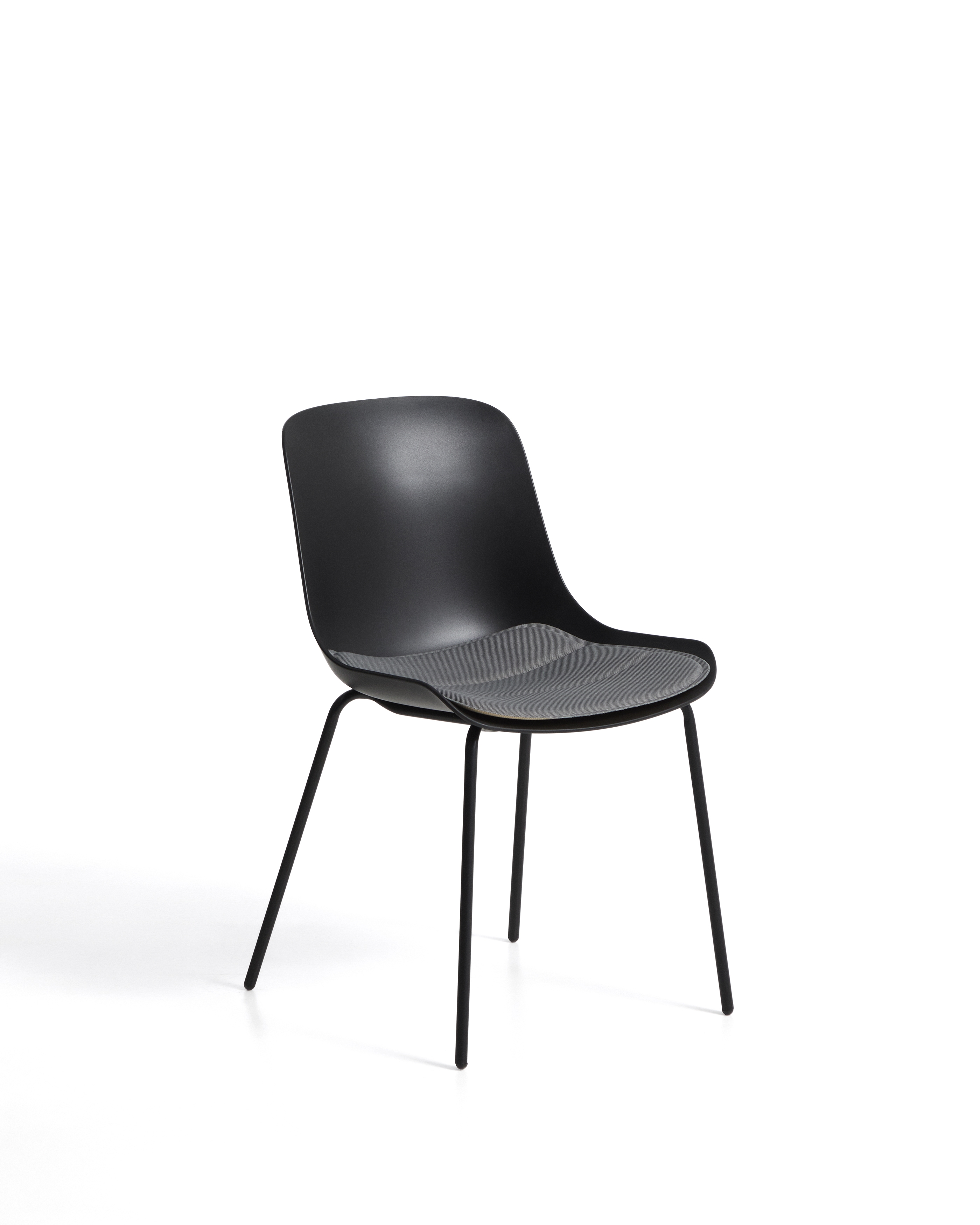 Подушка для стула Sindera графитовая 45 x 43 см La Forma 482339