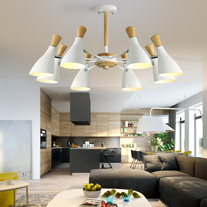 Люстра на штанге TUNE L8 Green by ImperiumLoft