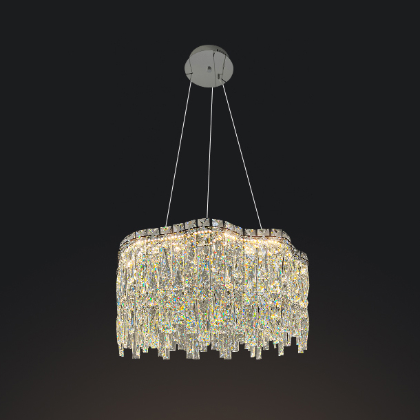 Кольцевая люстра MICHELLE D50 Chrome by ImperiumLoft