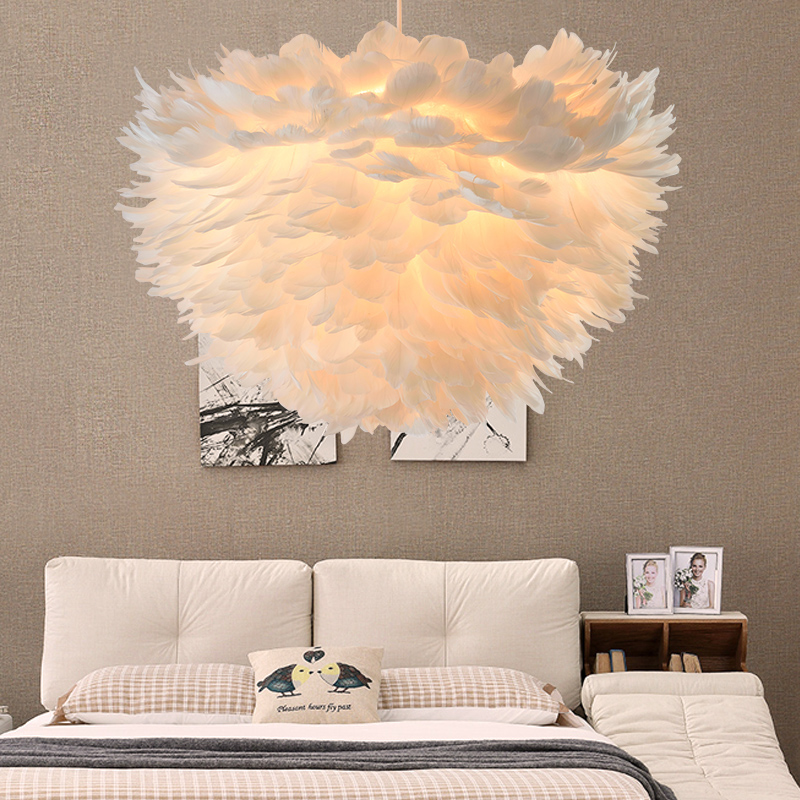 Люстра FEATHERS D40 Gray by ImperiumLoft