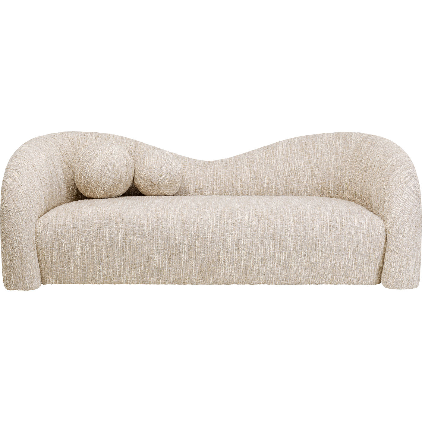 Диван 2-х местный Livia Melange Cream 201cm KARE 88036