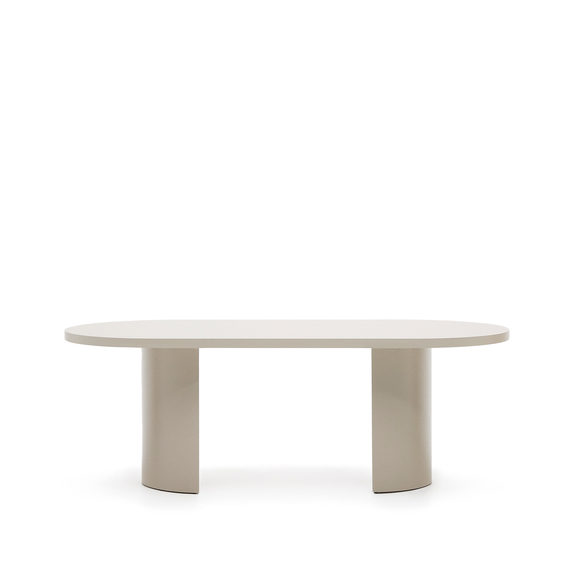 Стол Nealy из лакированного МДФ в отделке экрю, 200 x 100 La Forma (ex Julia Grup)