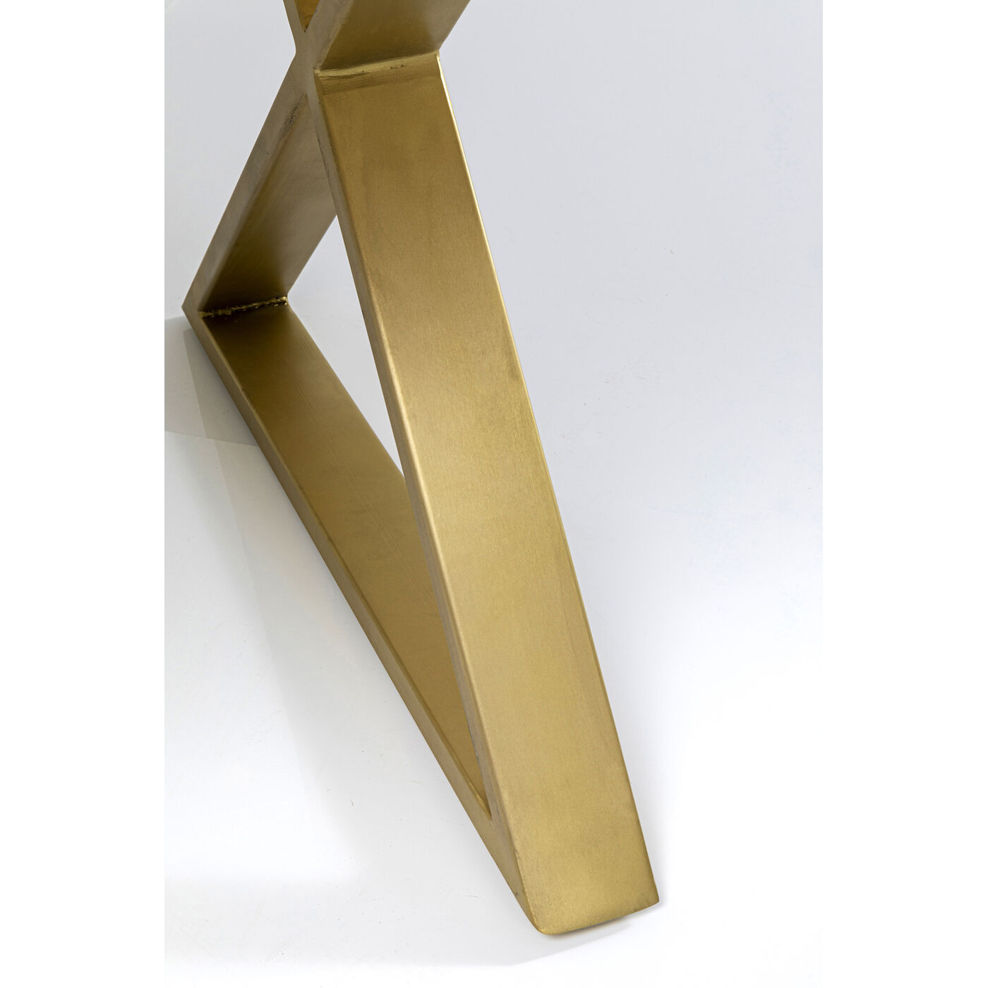 Стол обеденный Eternity Ceramic Cross Brass KARE 87334