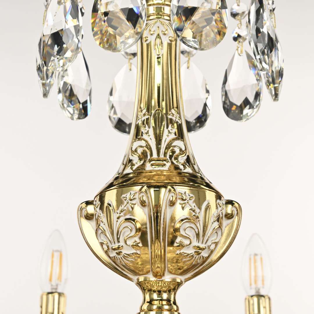 Люстра с хрустальными подвесками AL79101/10/250 B GW Bohemia Ivele Crystal