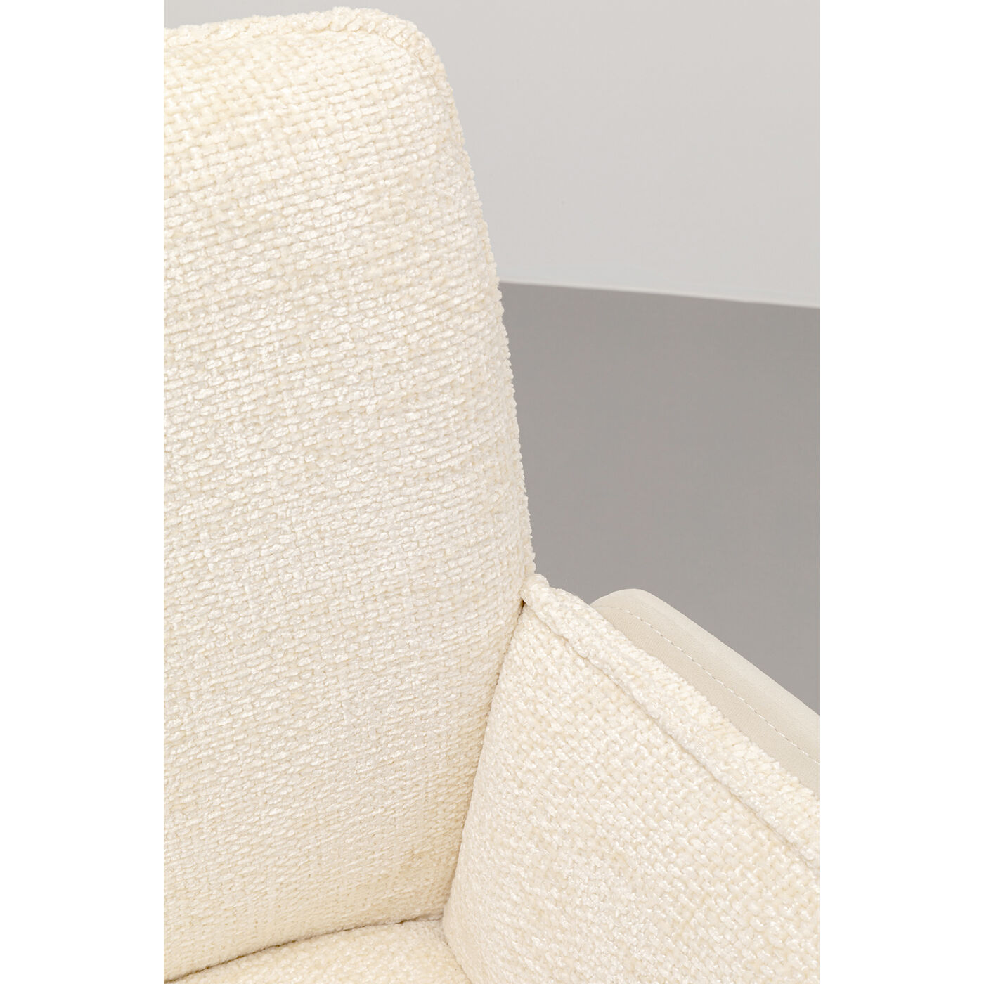 Кресло вращающееся Hilla White KARE 70255