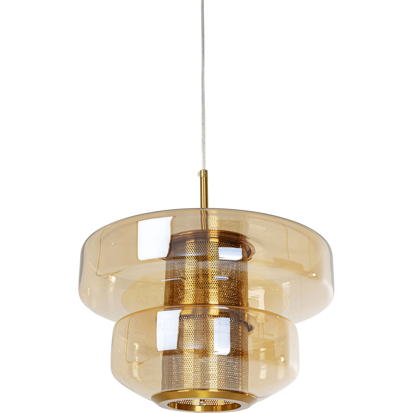 Светильник подвесной Arcadia Amber Ø34cm KARE 57697