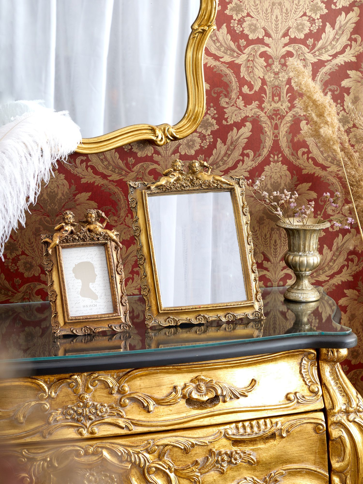 Фоторамка настольно-настенная с ангелами Glasar 28-051