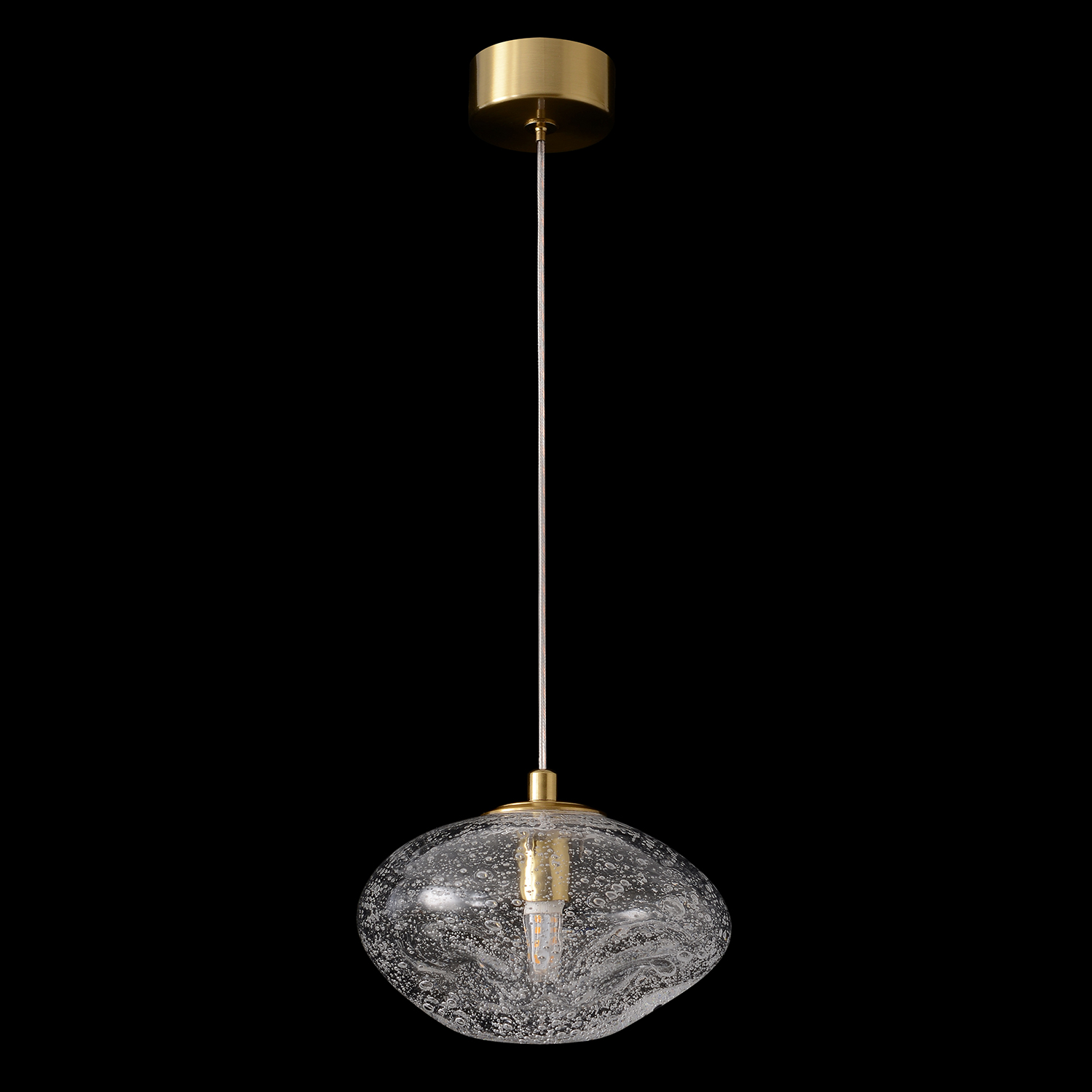 Светильник подвесной Crystal Lux FORMLESS SP1 TRANSPARENT