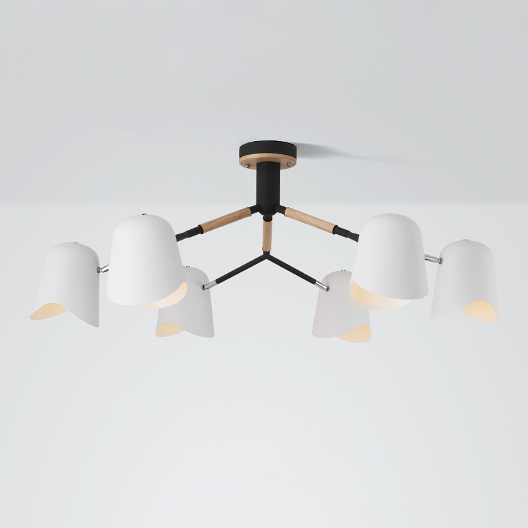 Люстра на штанге NOTCH D94 White by ImperiumLoft