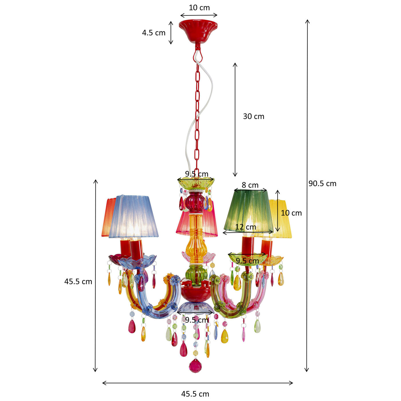 Светильник подвесной Starlight Shade 5-Branched KARE 58009