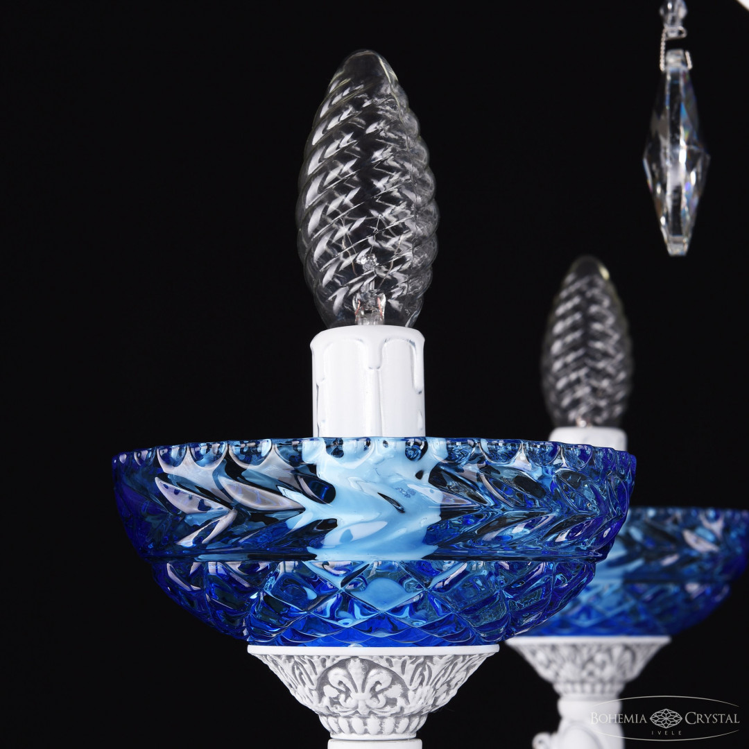 Люстра хрустальная AL78101/16+8+8/300/3d B WMN P Aquamarine/M-1F Bohemia Ivele Crystal