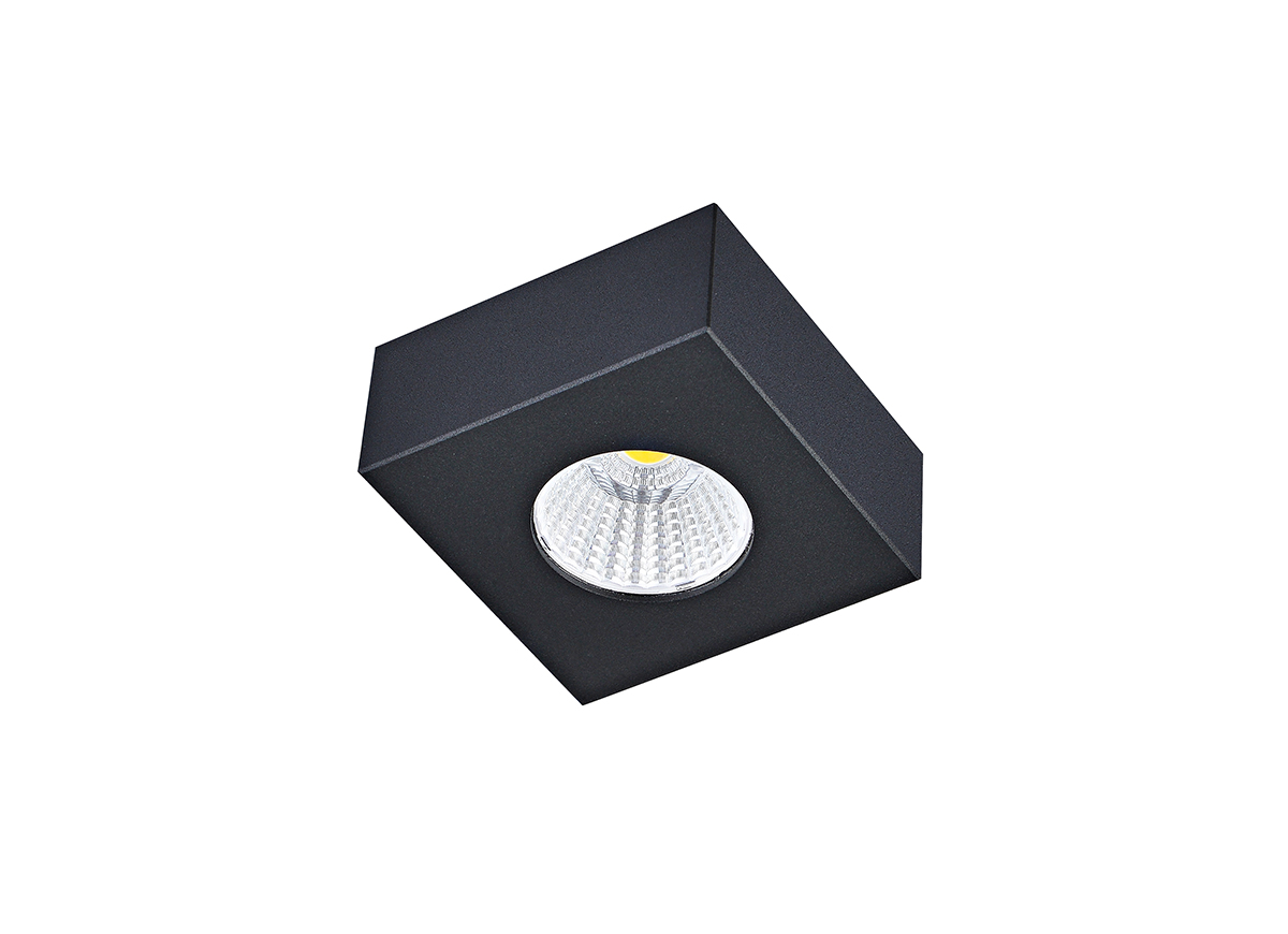 Накладной светодиодный светильник Donolux DL18812/7W Black SQ