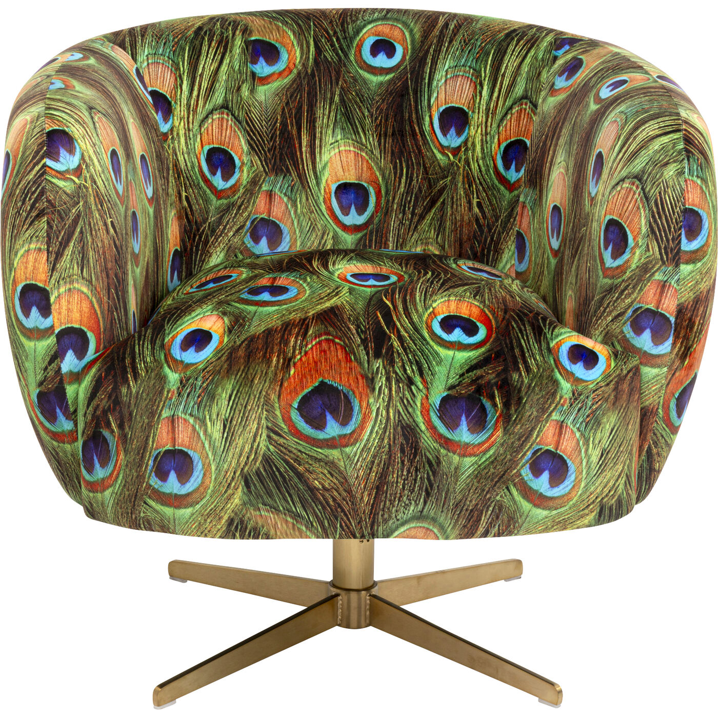 Кресло вращающееся Peony Peacock KARE 71058