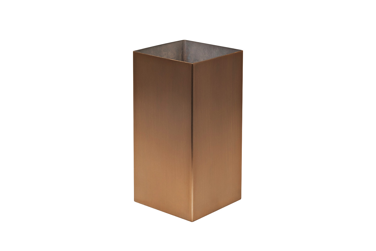 Ваза нерж.ст/мат.бронза 10*10*20 Garda Decor 58DB-28002