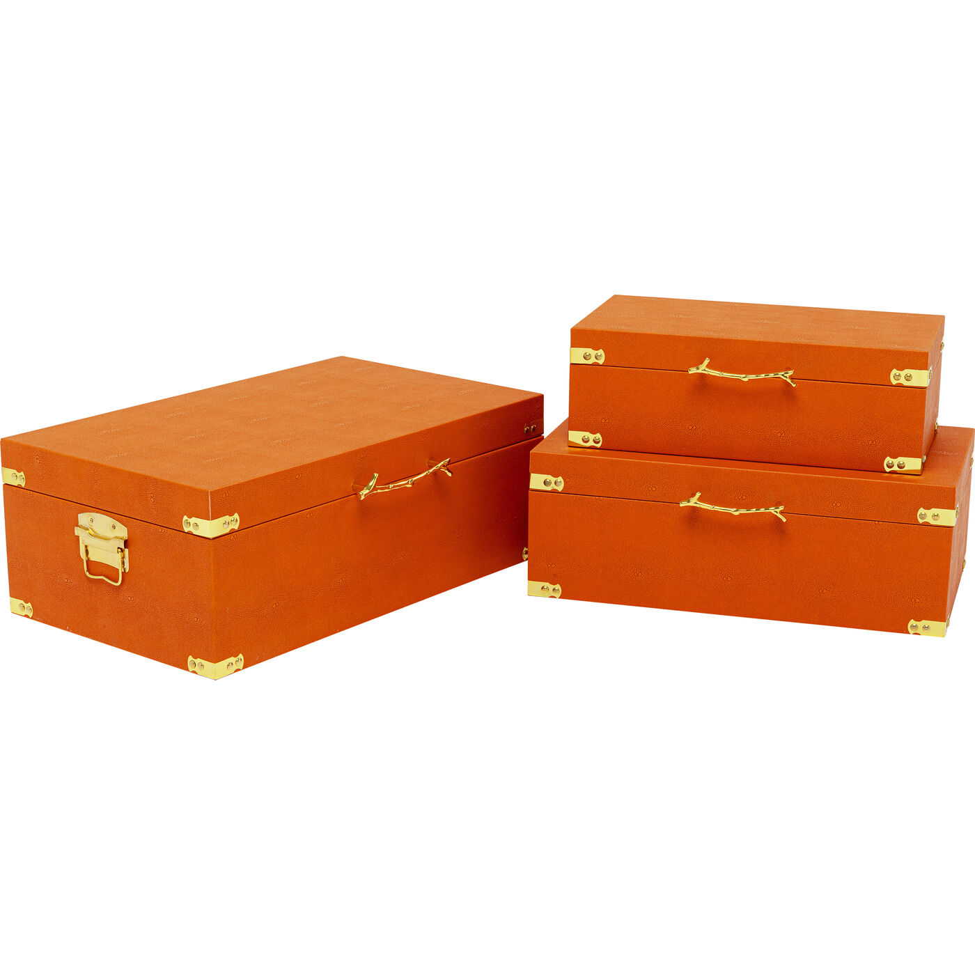 Шкатулка Noah Orange (3 шт) KARE 56259