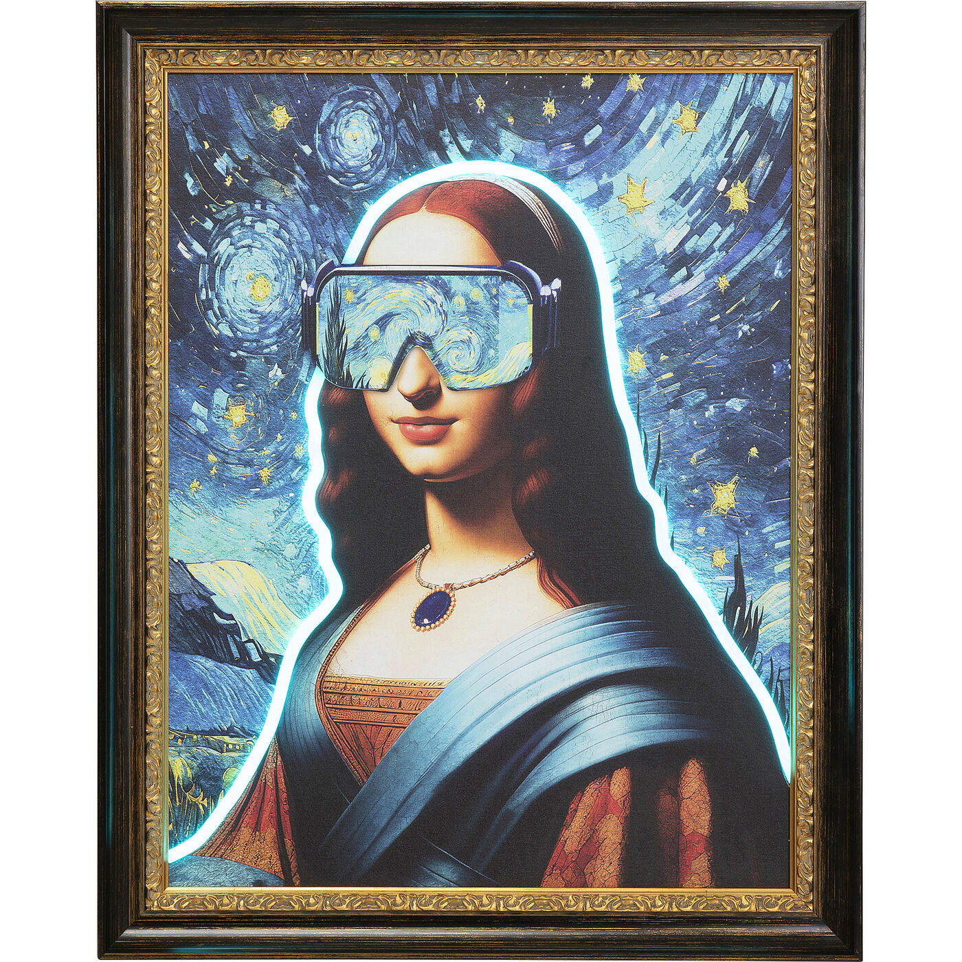 Картина LED Art Lady 80x100cm KARE 57155