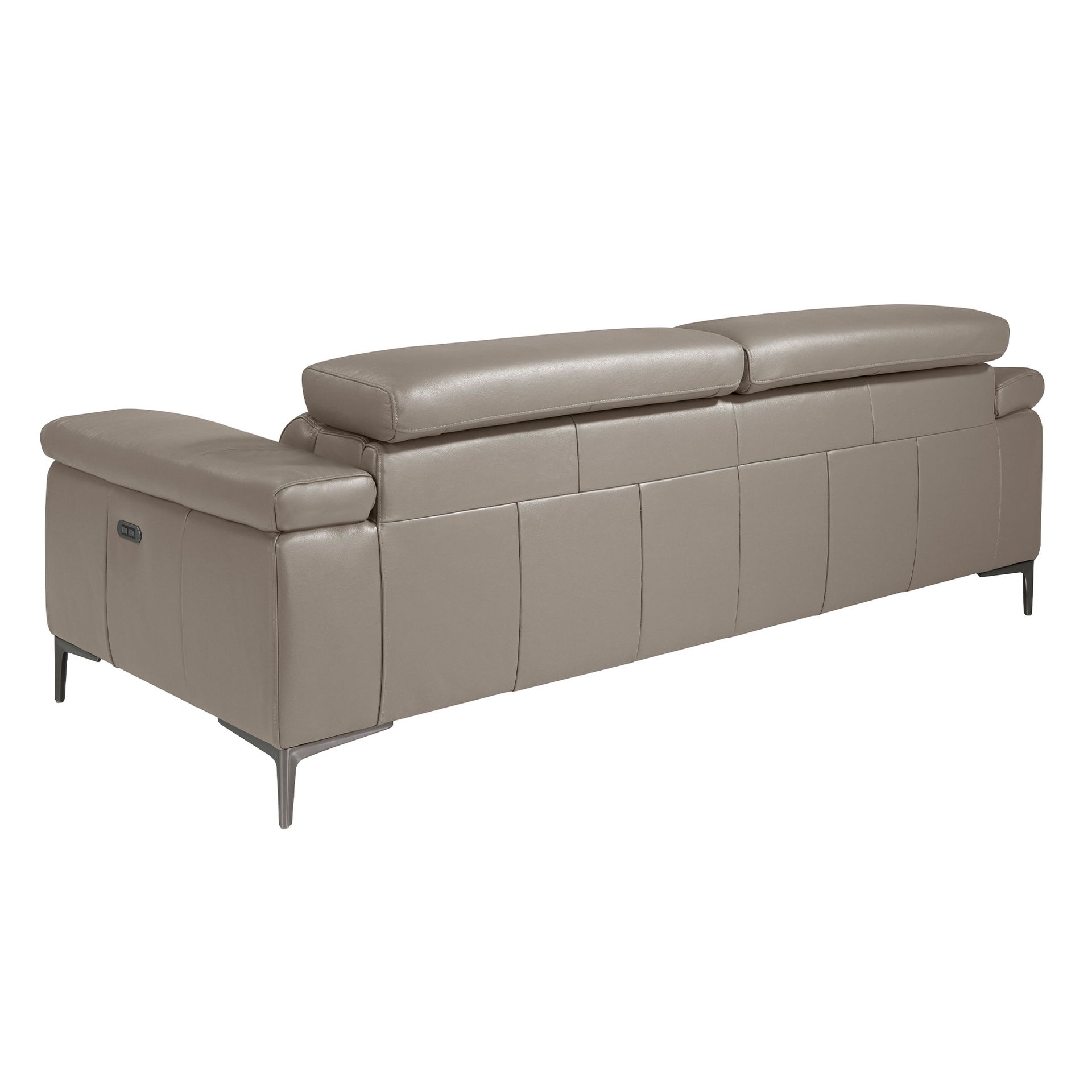 3-х местный диван 5320-3P-M5655 / 6122 с кожаной обивкой и механизмом релаксации Angel Cerda
