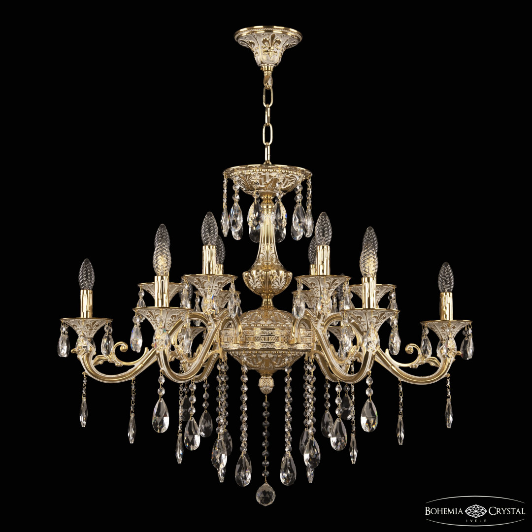 Люстра бронзовая 70123/12/320 B GW Bohemia Ivele Crystal