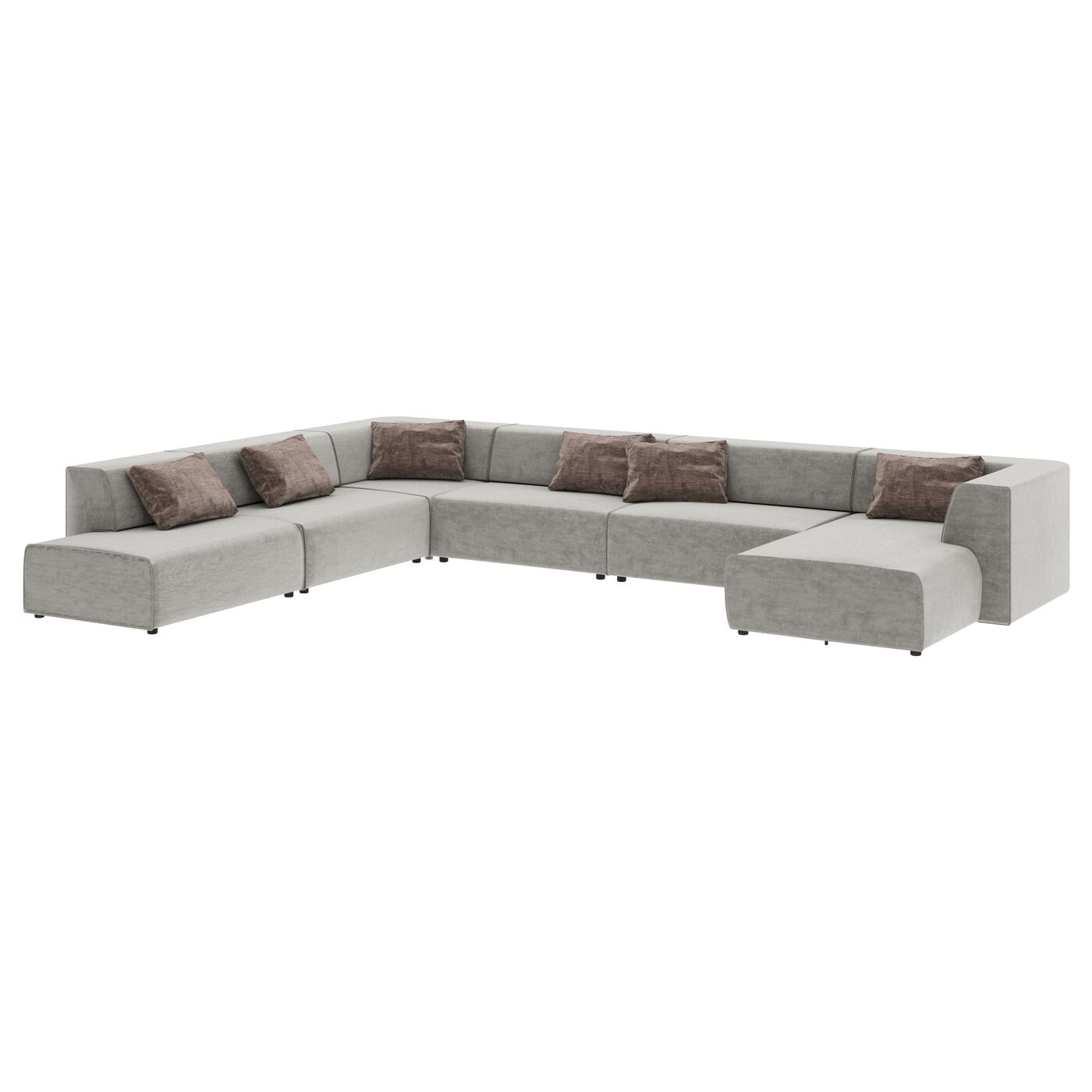 Мягкая зона Infinity Miami Grey 417 см KARE 86053